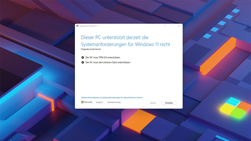 不支持TPM 2.0的计算机将无法安装最新版Windows 11预览版