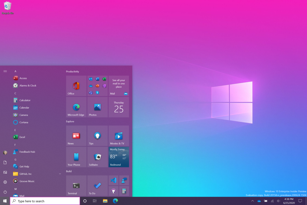 微软推送 Win10 21H1 系统 Build 19043.1147 发布预览版本