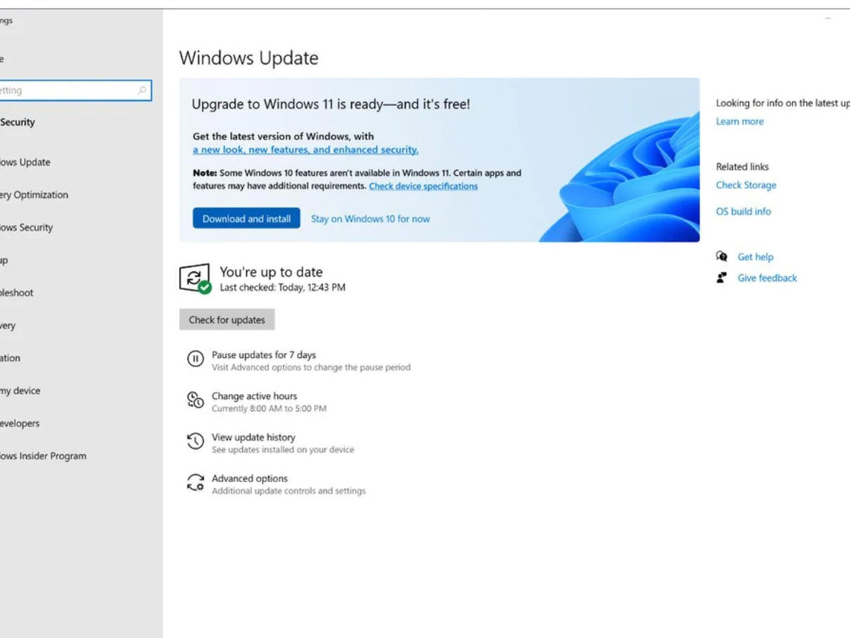 微软开始向仍使用Windows 10 20H2的用户推送21H2版本