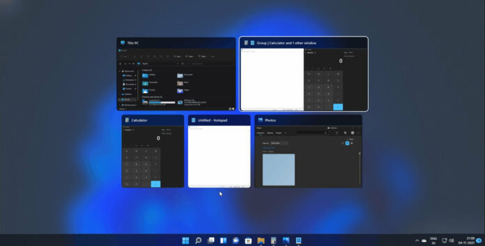 微软 Win11 更新 Alt+Tab UI：毛玻璃横向排列