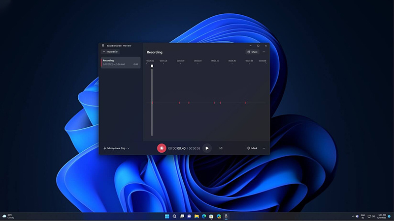 Win11的新版录音机程序试用 微软表示将持续改进