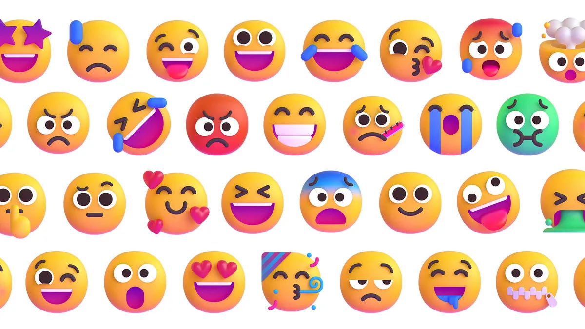 微软宣布开源超 1500 款 3D Emoji，创作者可免费使用