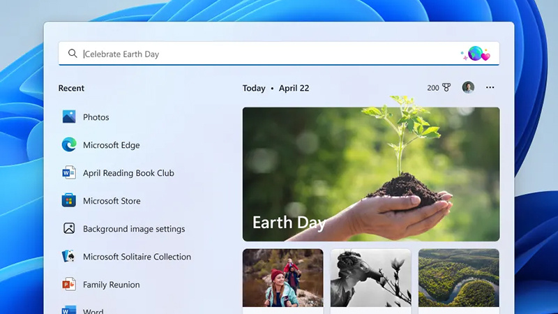 微软预告“搜索亮点”功能：每天显示今日相关信息