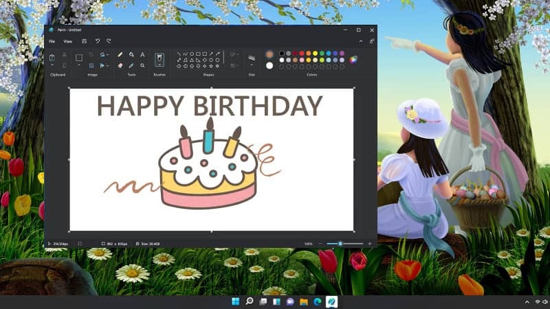 微软向Windows 11推送新版mspain画图应用程序